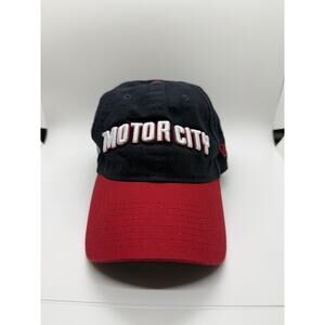 New Era Motor City Detroit Pistons Cap-Adjustable/Unisex/Blue+Red/NBA